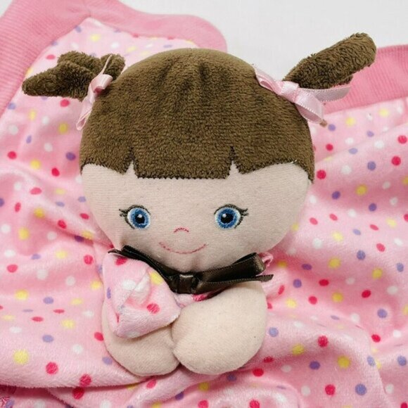 Garanimals Security Blankets Lovey Plush Doll Girl Best Friend Infant Pink Dot - Picture 5 of 12